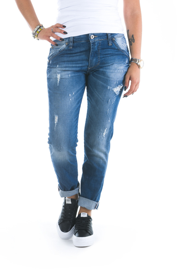 Picture of Please - Jeans P85 P3H - Blu Denim