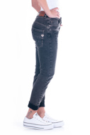 Picture of PLEASE - JEANS P78 3MS - NERO DENIM