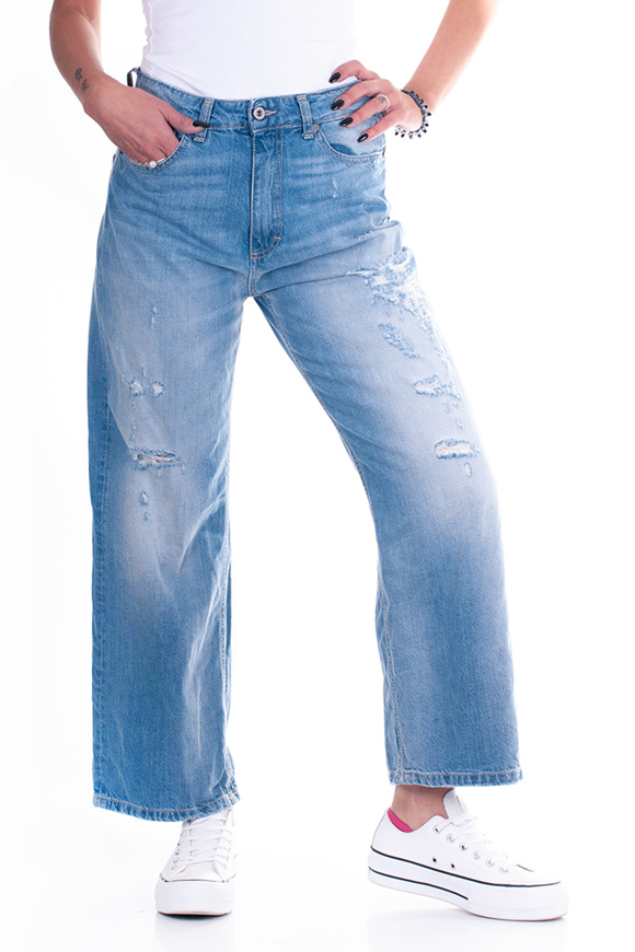 Picture of PLEASE - JEANS P2 - BLU DENIM