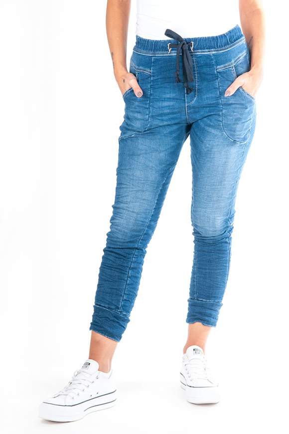 Fancy kjole Sekretær Forbyde Please - Jeans P51 E02 - Blu Denim. Please Shop