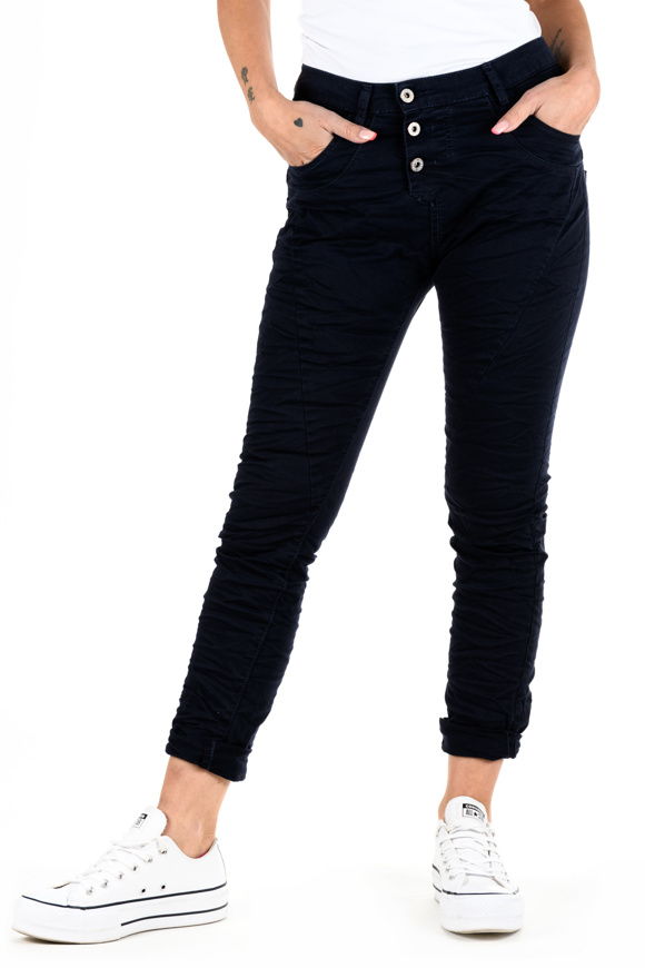 Picture of Please - Pant P78 94U1 Washed 3D - Blu Navy