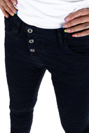 Picture of Please - Pant P78 94U1 Washed 3D - Blu Navy