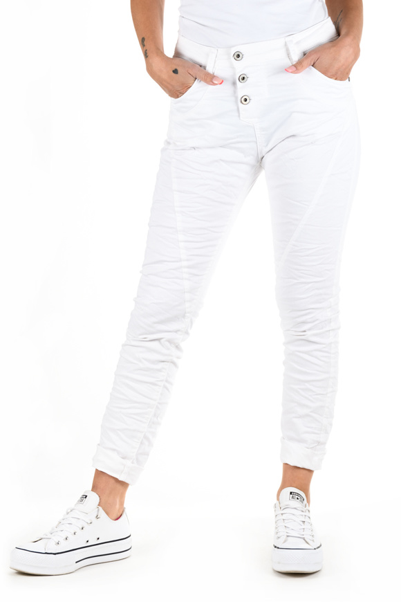 Immagine di Please - Pantalone P78 94U1 Washed 3D - Bianco Ottico 