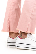 Immagine di Please - Jeans P0W Zampa - Baby Pink