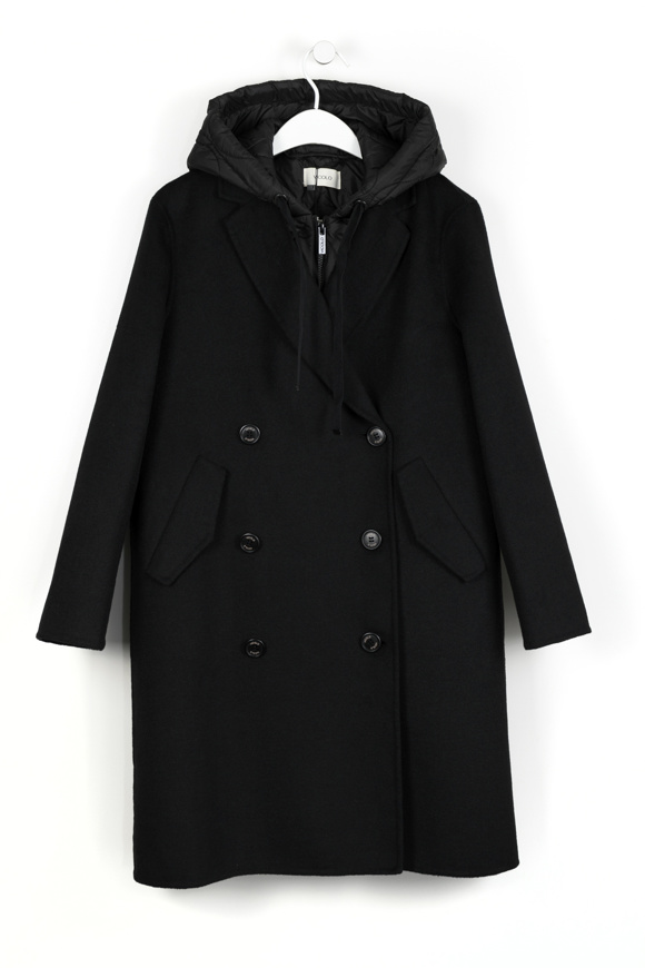 Picture of VICOLO - Coat 024 - Nero