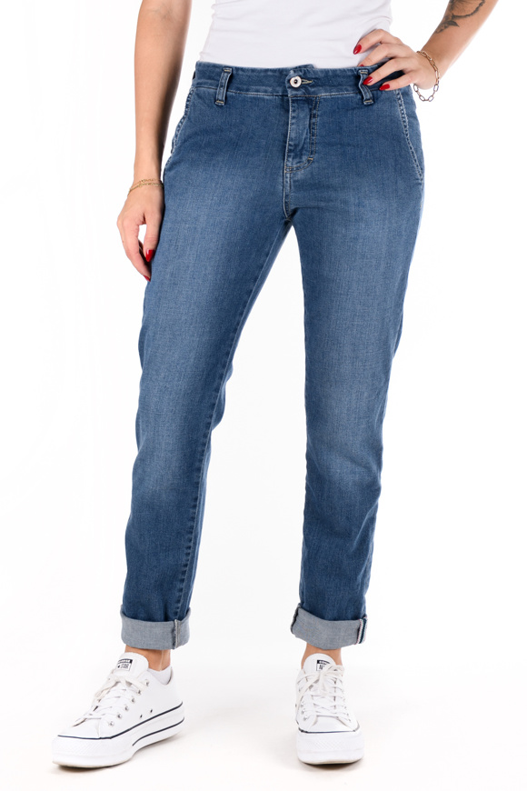 Please Jeans P57 NFL Blu Denim