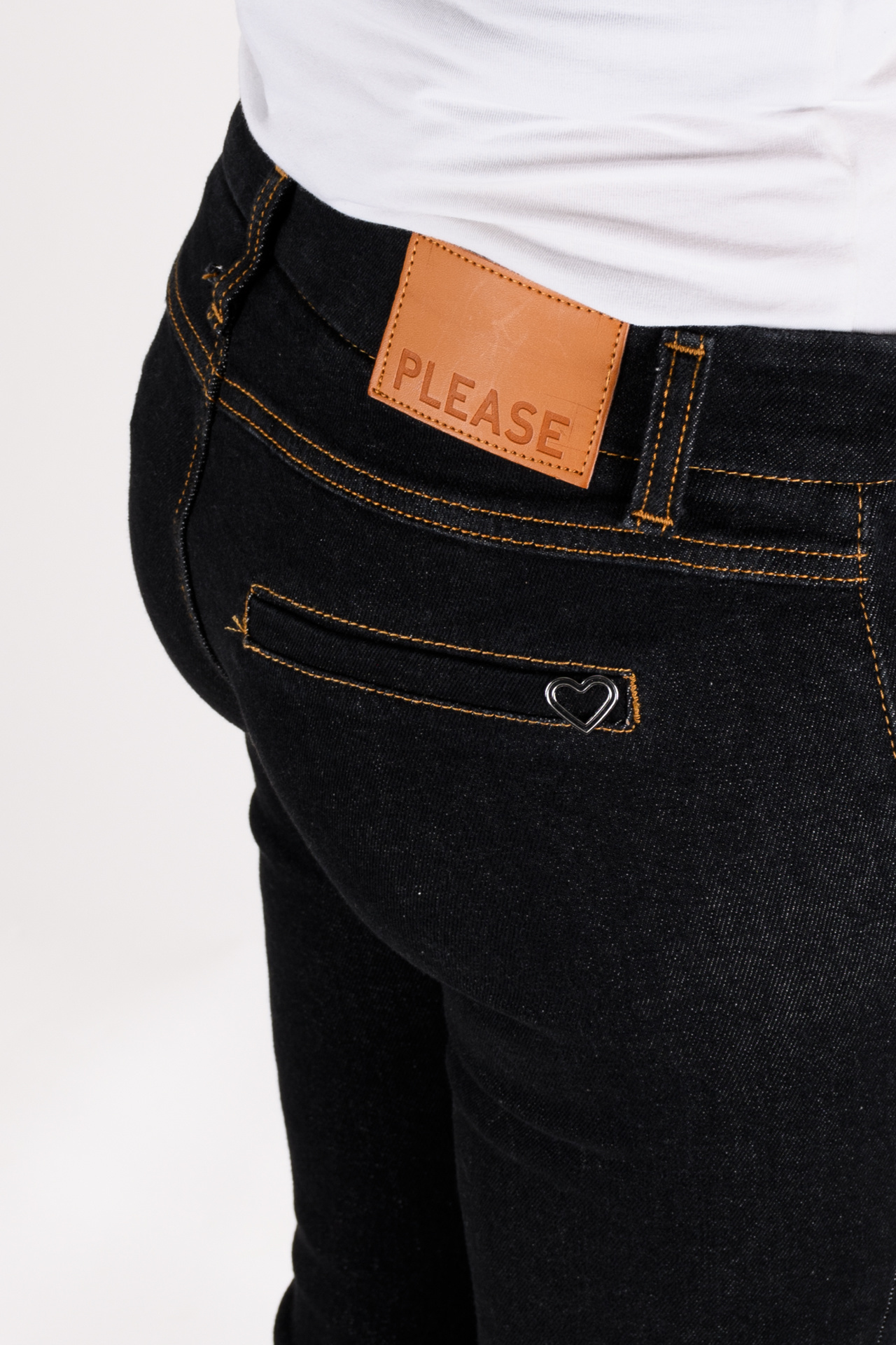 Pantalon Please P975 1900 Noir - Coupe Classique - Tissu Confortable - Pour Homme