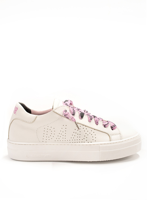 P448 Women's Thea Lace-up Low-top Sneakers In Fujy | ModeSens