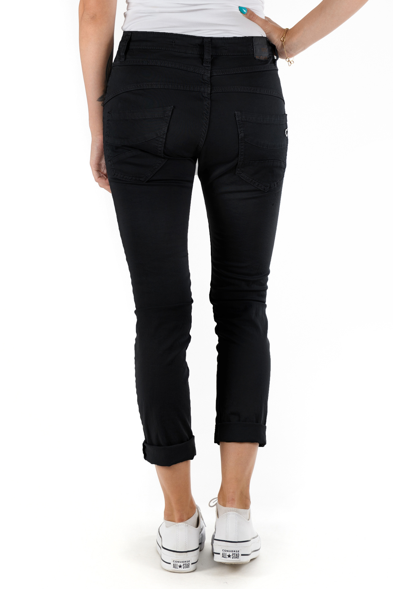 Jeans Please P78A Nero | Vita Media | Cotone Comodo | Lavabile In Lavatrice - Foto 3