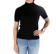 Immagine di VICOLO MAGLIA BASICA - NERO