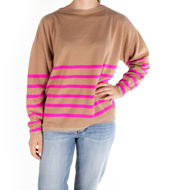 Immagine di VICOLO MAGLIA  - 464 ORO CAMMELLO FUXIA