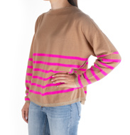 Immagine di VICOLO MAGLIA  - 464 ORO CAMMELLO FUXIA
