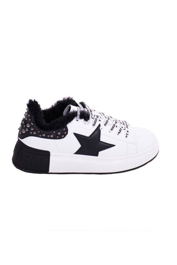 Immagine di SHOP ART SNEAKER KIM - WHITE/NERO/CANNA