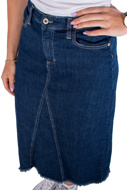 Picture of GONNA 98%CO 2%EA - BLU DENIM