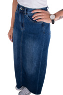 Bild von GONNA PLEASE 66%CO30%PL3%VI1%EA - BLU DENIM