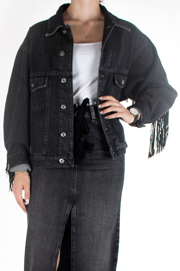 Picture of CICOLO JACKET DENIM - DENIM BLACK