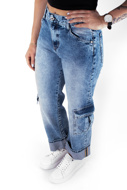 Immagine di PANTALONI PLEASE 100%CO - BLU DENIM