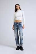 Immagine di PANTALONI PLEASE 100%CO - BLU DENIM