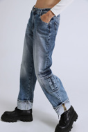 Immagine di PANTALONI PLEASE 100%CO - BLU DENIM