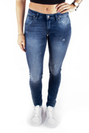 Picture of PANTALONI PLEASE 71%CO16%PL11%TE2%EA - BLU DENIM