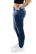 Picture of PANTALONI PLEASE 71%CO16%PL11%TE2%EA - BLU DENIM