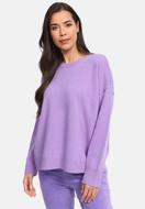 Picture of CATNOIR STAND-UP COLLAR SWEATER IN WOOL - 58/LILAC