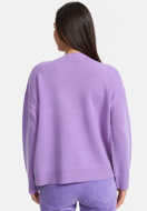 Picture of CATNOIR STAND-UP COLLAR SWEATER IN WOOL - 58/LILAC