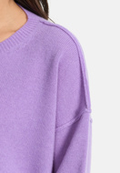 Picture of CATNOIR STAND-UP COLLAR SWEATER IN WOOL - 58/LILAC