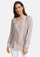 Immagine di BLUSA IN SETA CATNOIR CON STAMPA - 120/GEO MIC LILLA
