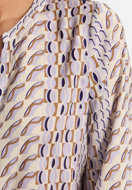 Immagine di BLUSA IN SETA CATNOIR CON STAMPA - 120/GEO MIC LILLA