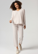 Immagine di MAGLIONE IN LANA CATNOIR CON SCOLLO A V - 12/CREMA