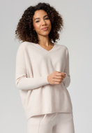 Immagine di MAGLIONE IN LANA CATNOIR CON SCOLLO A V - 12/CREMA