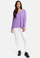 Picture of CATNOIR KNIT WOOL VNECK SWEATER - 58/LILAC