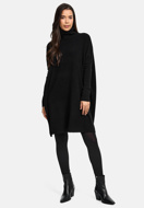 Picture of CAT NOIR KNIT DRESS IN WOOL - 90/BLACK