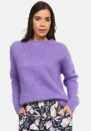 Immagine di MAGLIONE IN MOHAIR LAVORATO A MAGLIA CATNOIR - 58/LILLA