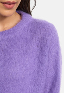 Immagine di MAGLIONE IN MOHAIR LAVORATO A MAGLIA CATNOIR - 58/LILLA
