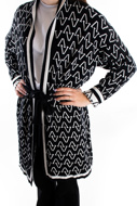 Bild von VICOLO CARDIGAN LUNGO - NERO