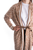 Bild von VICOLO CARDIGAN LUNGO - BEIGE