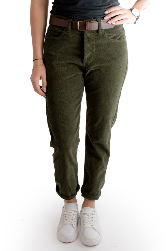 Picture of PLEASE CORDUROY PANTS - P2T N3N - VERDONE
