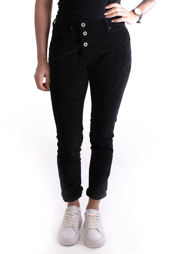 Immagine di PANTALONI DI VELLUTO PLEASE - P78 N3N - NERO