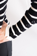 Bild von PLEASE Pullover - Nero/Bianco