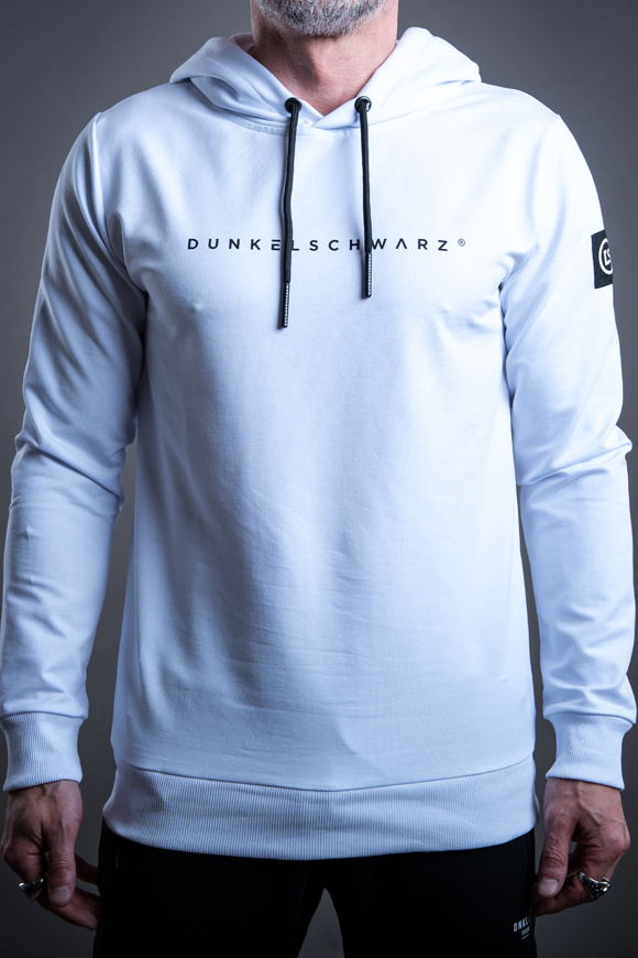 Bild von DUNKELSCHWARZ HOODIE - WHITE