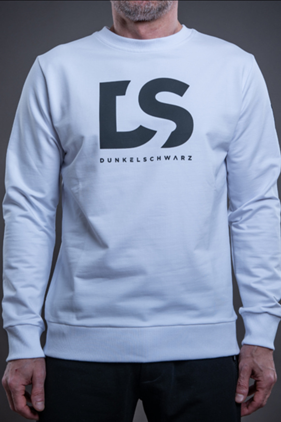 Picture of DUNKELSCHWARZ SWEATSHIRT - WHITE