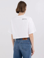 Bild von REPLAY T-SHIRT CROPPED - W37 08P - WHITE