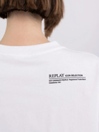 Bild von REPLAY T-SHIRT CROPPED - W37 08P - WHITE