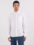 Picture of REPLAY CAMICIA - WHITE