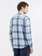 Picture of REPLAY CAMICIA -  BLUE/WHITE