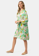 Bild von CATNOIR KLEID AUS ECOVERO MIT PRINT - GREEN FLORALS