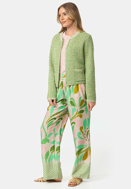 Picture of CATNOIR PALAZZO PANTS IN VISCOSE - GREEN FLORALS