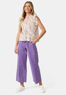Picture of CATNOIR PANTS MADE FROM TENCEL - LILAC